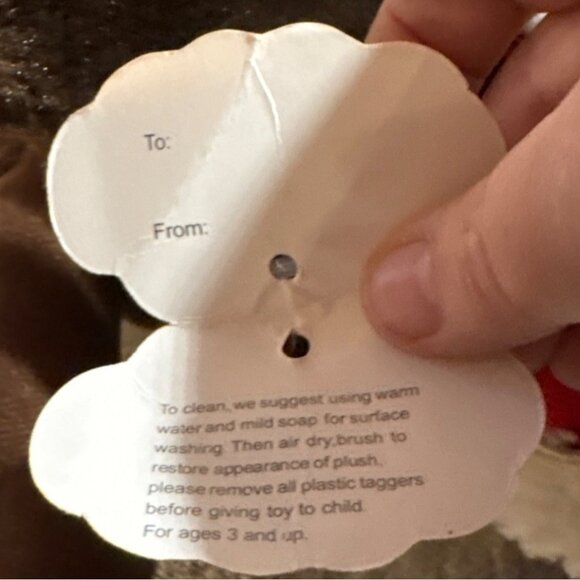 Wishpets Plush Moose 11" In Red & Black Buffalo Plaid Hoodie #83204 - Picture 9 of 10